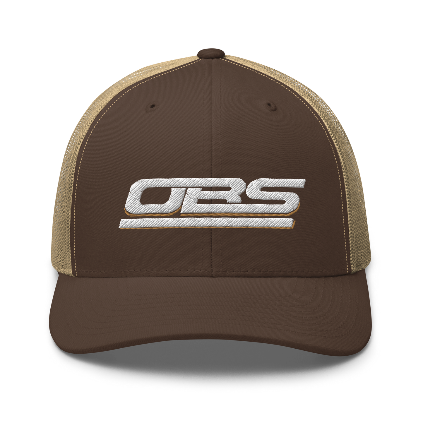 C/K Society OBS Chevrolet, GMC Brown/Khaki Yupoong Retro Trucker Hat