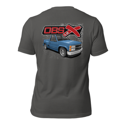 OBS LSX Chevy, GMC '88-98 Single Cab Stepside Unisex T-shirt