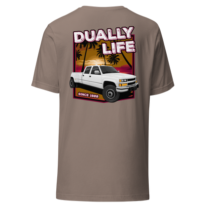 C/K Society OBS Chevrolet, GMC Lifted 4x4 Crew Cab Dually Life Unisex T-Shirt