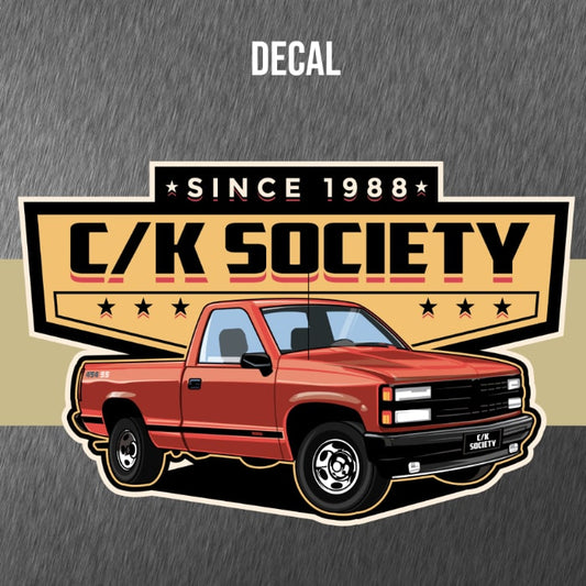 C/K Society Chevrolet 454 SS Decal_Red