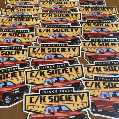 C/K Society Chevrolet 454 SS Decal_Red