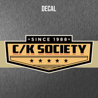 C/K Society Chevrolet | GMC Main Logo Decal