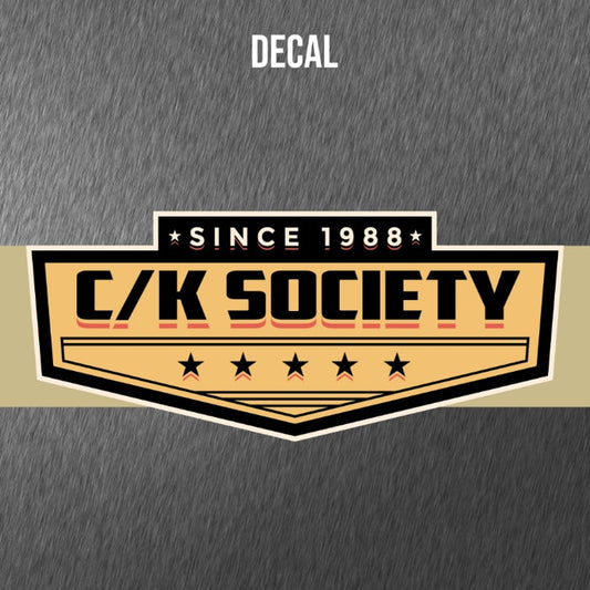 C/K Society Chevrolet | GMC 4" Main Logo Decal