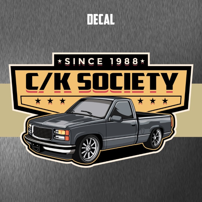 C/K Society RCSB Lowered OBS GMC | Chevrolet Logo Decal