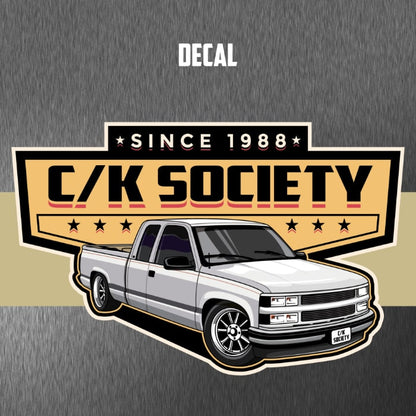 C/K Society XtraCab Lowered Chevrolet | GMC Decal