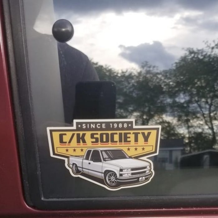 C/K Society XtraCab Lowered Chevrolet | GMC Decal
