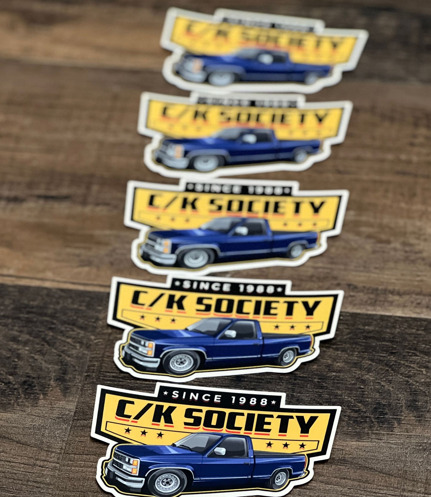 C/K Society RCSB Lowered Blue Chevrolet | GMC Logo Decal