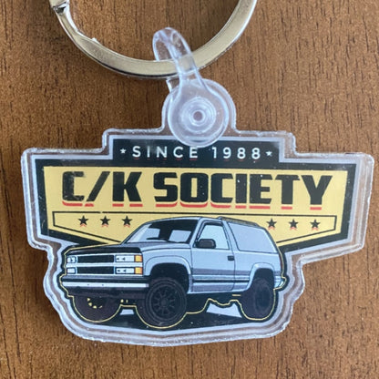 C/K Society K1500 2Dr. Lifted Tahoe, Blazer, Yukon Chevy GMC Keychain