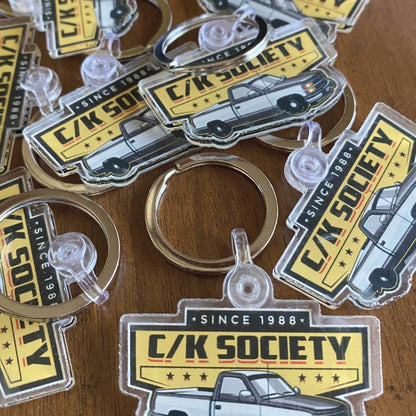 C/K Society Chevrolet, GMC RCSB Logo Keychain
