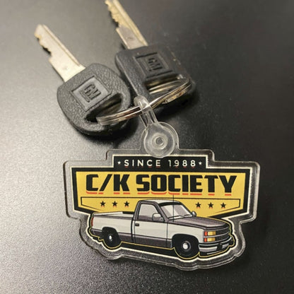 C/K Society Chevrolet, GMC RCSB Logo Keychain