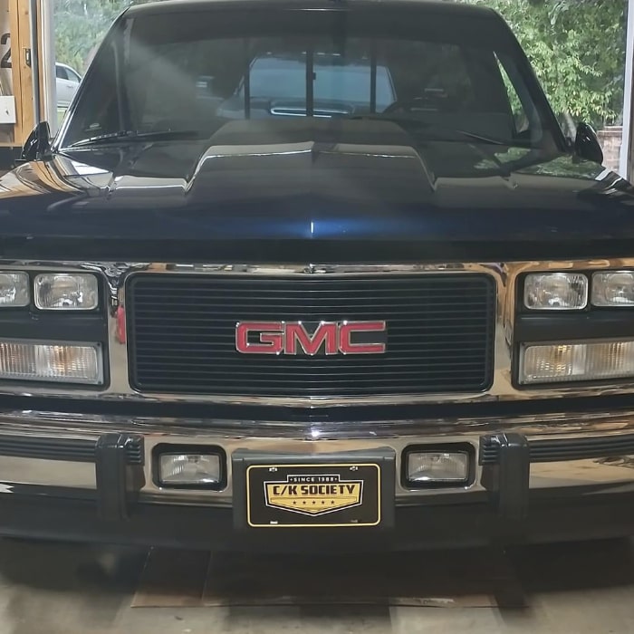C/K Society Main Logo Embossed Front License Plate Chevrolet | GMC