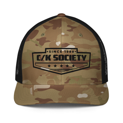 C/K Society Chevrolet, GMC Camo Flexfit Closed back Trucker Hat