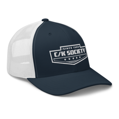 C/K Society Chevrolet, GMC Navy/White Yupoong Retro Trucker Hat