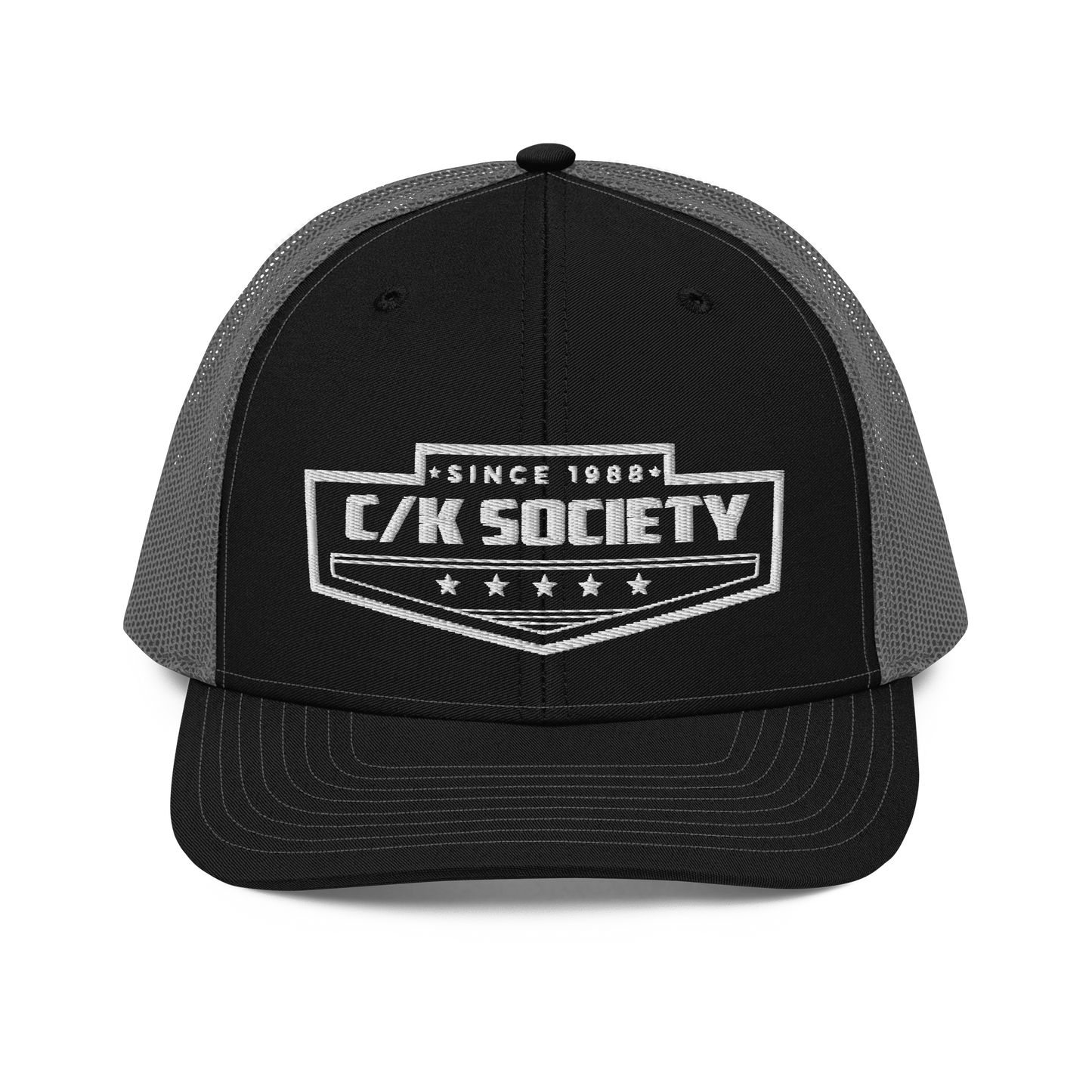C/K Society Chevrolet, GMC Black/Charcoal Richardson 112 Trucker Hat