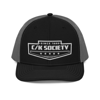 C/K Society Chevrolet, GMC Black/Charcoal Richardson 112 Trucker Hat