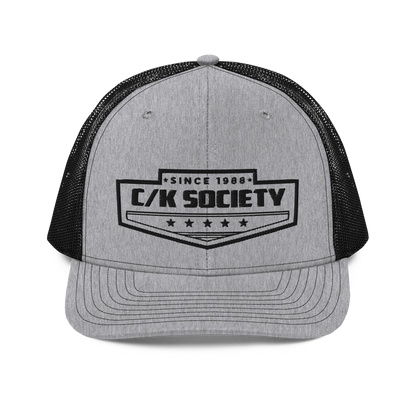 C/K Society Chevrolet, GMC Grey/Black Richardson 112 Trucker Hat