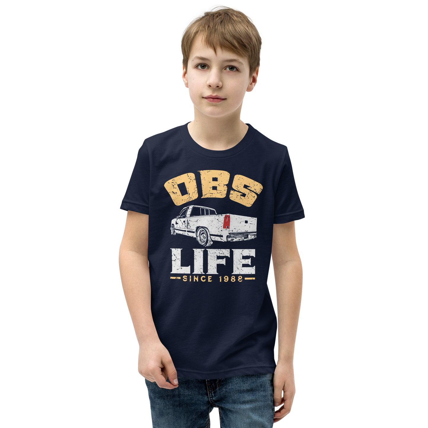 C/K Society OBS LIFE Chevy / GMC Lowered C1500 T-Shirt Kids/Youth Short Sleeve T-Shirt